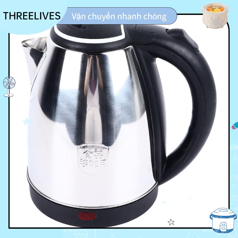 EasyHome Ấm Đun Nước Điện Inox Nồi Hơi Nóng Sôi Nhanh Để Bàn Tự Động Tắt Cho Cà Phê Trà Phích Cắm US 110V