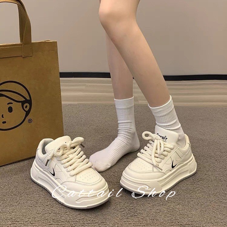 Cattail giày thể thao nữ giày sneaker nữ Thoáng Khí 2023 hot trend  Độ bền cao Năng động Đáng yêu Đẹp mắt FYD23A0DPY 42Z231019