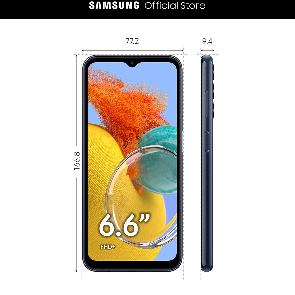 Samsung M14 5G 512GB ROM + 12GB RAM Có chức năng Facelock 6.5 MÀN HÌNH IPS LCD * Điện thoại thông minh nhập khẩu mới