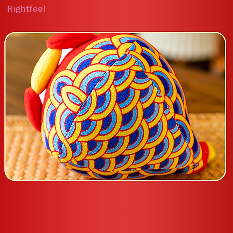 Thú Nhồi Bông Hình Rồng Phong Cách Trung Hoa 10cm Cho Năm Mới