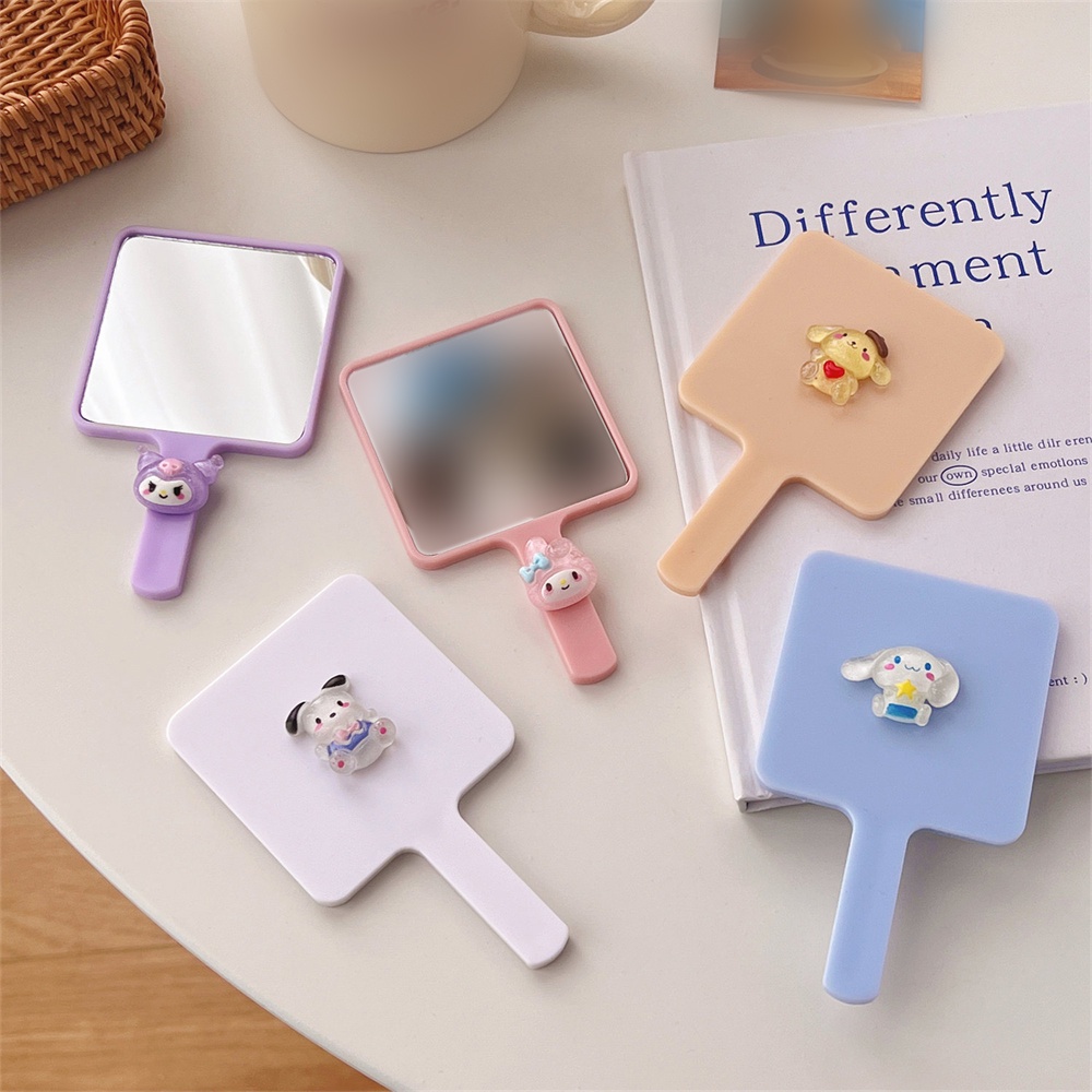 Sanrio Cartoon Pet Cute Pet Gương Trang điểm Cầm Tay Ins Style Giá Trị Cao Dành Cho Sinh Viên Gương Cầm Tay Dễ Thương Có Gương Nhỏ.