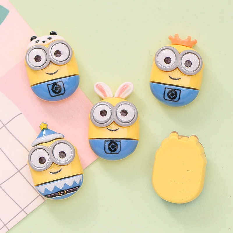 Dễ Thương Ghim Cài Giày Hình Chú Gấu Trúc / Thỏ / minion Đội Vương Miện / Cà Rốt / Giày Dép crocs diy Đáng Yêu Cho Bé charms