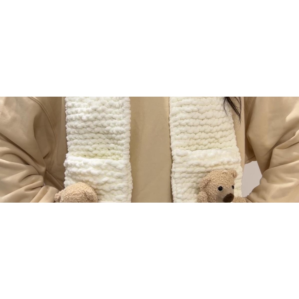 Bộ Nguyên Liệu Dệt Thủ Công Hình Gấu Bông Sáng Tạo