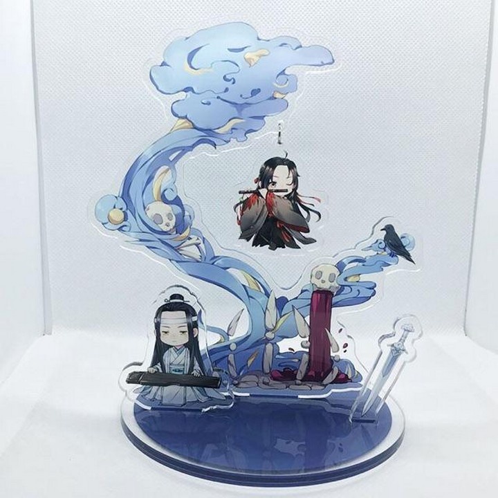 Standee Ma Đạo Tổ Sư Trần Tình Lệnh Ngụy Vô Tiện Giang Trừng Tượng Acrylic anime chibi mica trang trí trưng bày mô hình