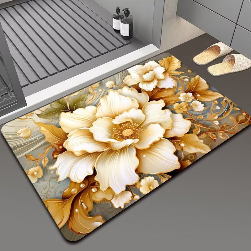 Mới Thảm Lót Sàn Nhà Tắm Chống Trượt Thấm Hút Tốt