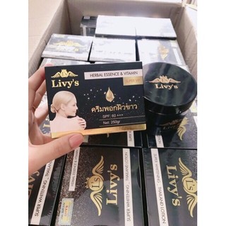 Kem body dưỡng trắng da livy hộp đen 250g