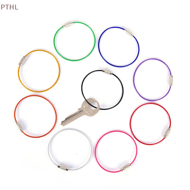 Vòng Khóa Dây Cáp Chìa Khóa Bằng Thép Không Gỉ pt