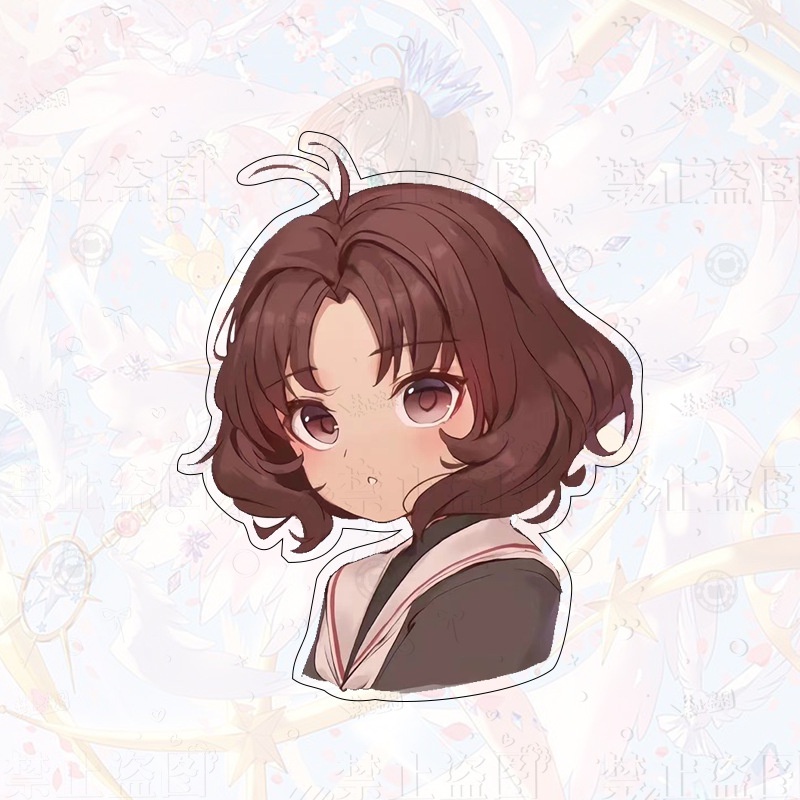 Trâm Cài Áo acrylic Họa Tiết Hoạt Hình Thủ Lĩnh Thẻ Bài sakura