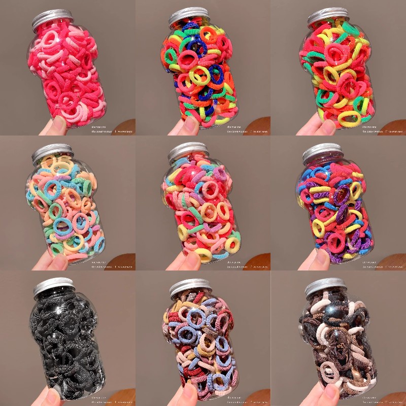 Set 200 Dây Buộc Tóc Thời Trang Hàn Quốc Cho Bé Gái