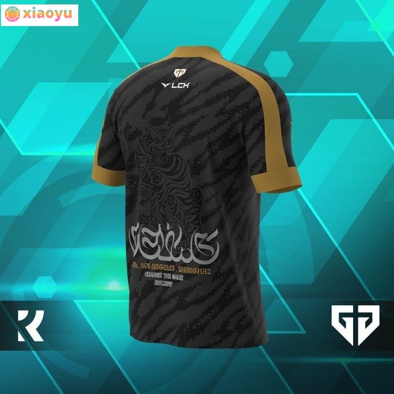 Geng team kit 2023chovy peripheral Áo Thun Tay Ngắn In Hình Nhóm Nhạc gen g s13