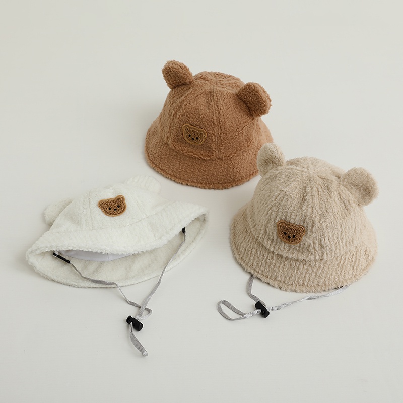 Mũ Tai Bèo Phủ Lông Cừu Giữ Ấm Mùa Đông Dành Cho Trẻ Em
