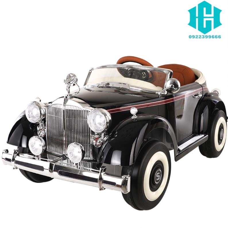 Ô tô điện trẻ em Rolls-Royce cao cấp xe đồ chơi điều khiển từ xa bé ngồi được trên xe