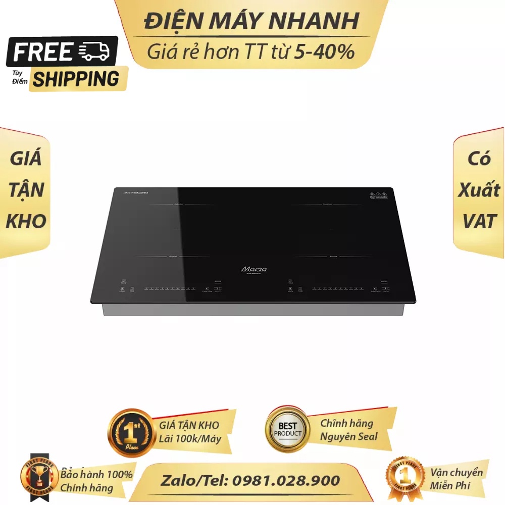 BẾP ĐÔI ĐIỆN TỪ SUNHOUSE MAMA MMB9301 ( Hàng chính hãng ) Mới 100% HD