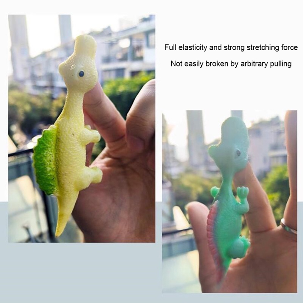 Dễ Thương Đồ Chơi Khủng Long Đeo Ngón Tay Siêu Nhẹ Chất Liệu Mềm Mại Dùng Làm Quà Tặng Sinh Nhật Cho Bé