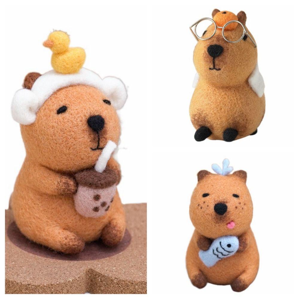 Mmluck capybara Thú Nhồi Bông Dễ Thương Làm Quà Sinh Nhật capybara carpi steak capybara