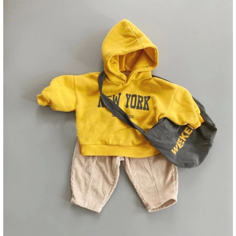 Áo hoodie In Chữ Thời Trang Mùa Thu Dành Cho Bé 0-2 Tuổi