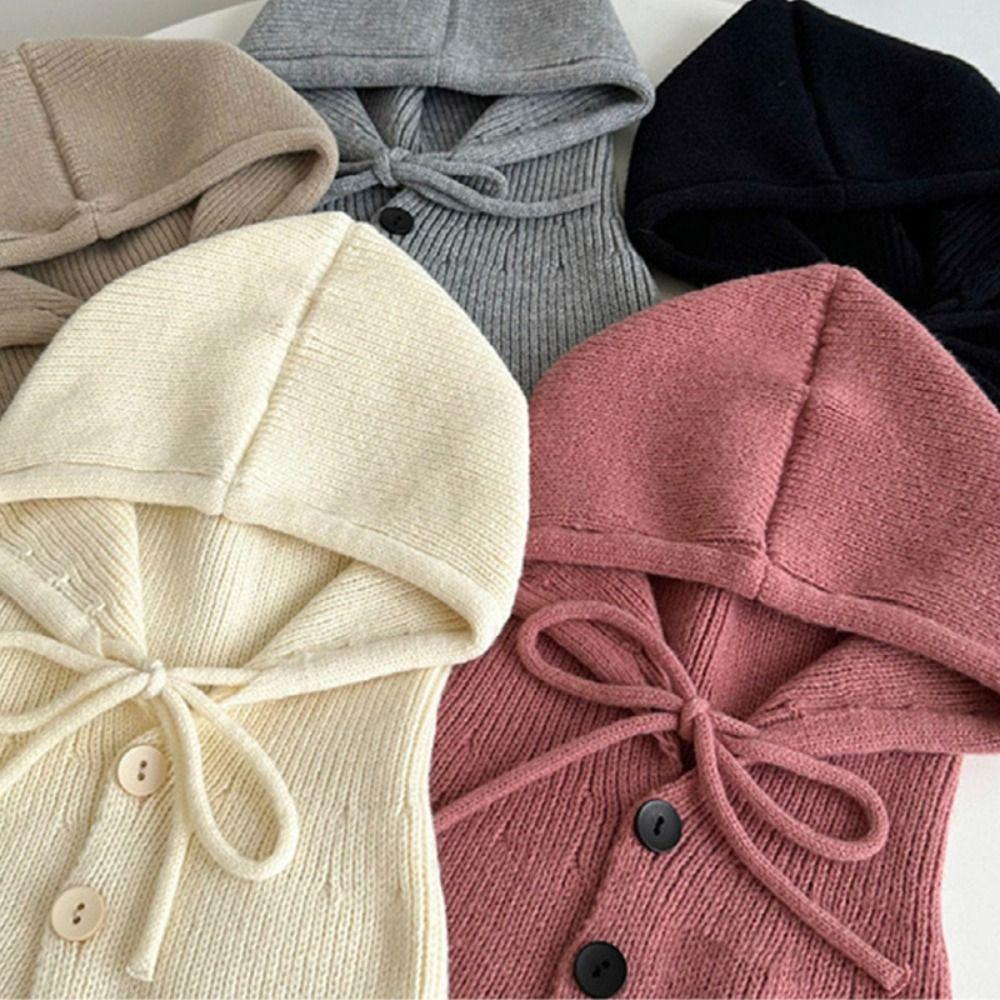 Mũ Trùm Đầu Che Tai Kiêm Khăn Choàng Cổ Dày Dặn Thời Trang Mùa Đông