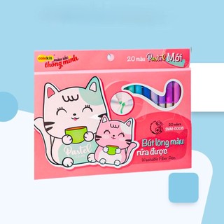 Bút lông màu Fiber Pen Colokit tô màu viết vẽ thư pháp hiện đại Hán tự, Calligraphy ngòi brush nét thanh nét đậm