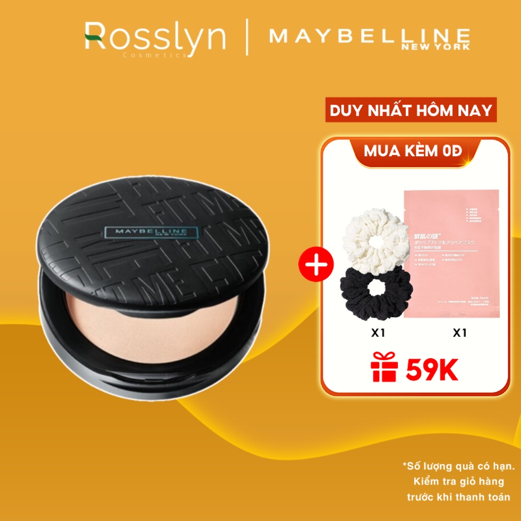 Phấn Nền Kiềm Dầu Chống Nắng Tiệp Mọi Tông Da SPF 44 Fit Me Maybelline New York  9g Rosslyn