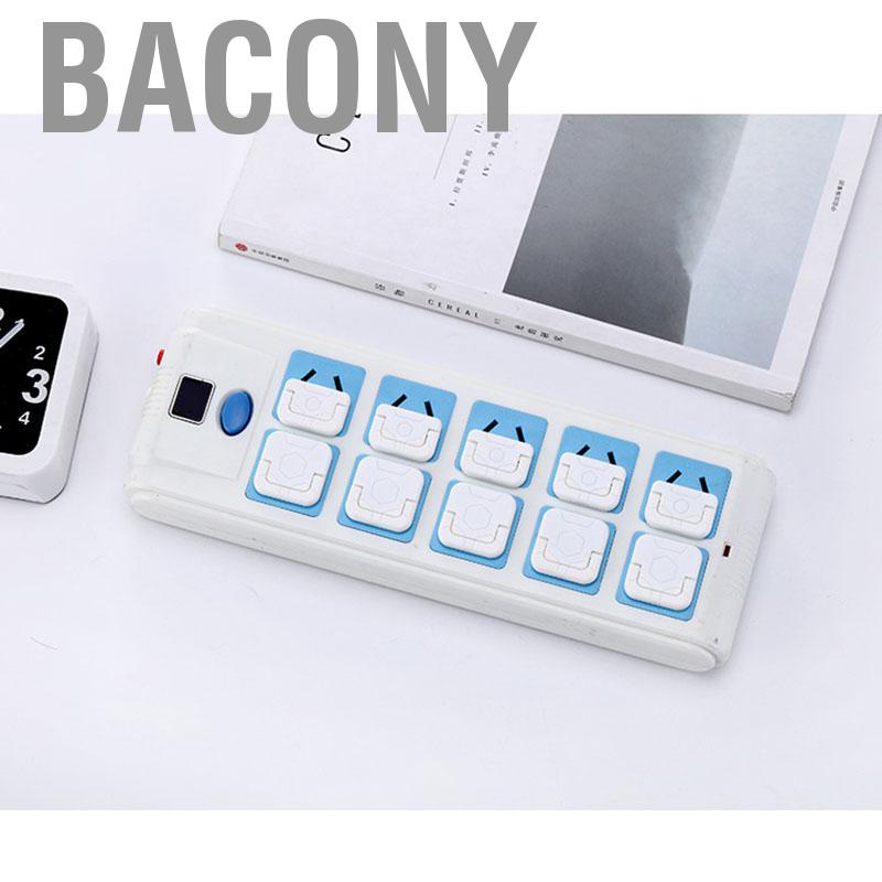 Bacony 20PCS Power Outlet Plastic Cover Flame Retardant Insulation Child Proof Electrical Protector Plug Covers for Baby