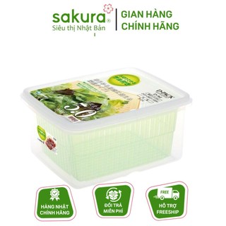 Hộp nhựa đựng thực phẩm 5 lít Nhật Bản