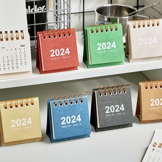 Lịch Để Bàn mini 2024 Kiểu Dáng Đơn Giản