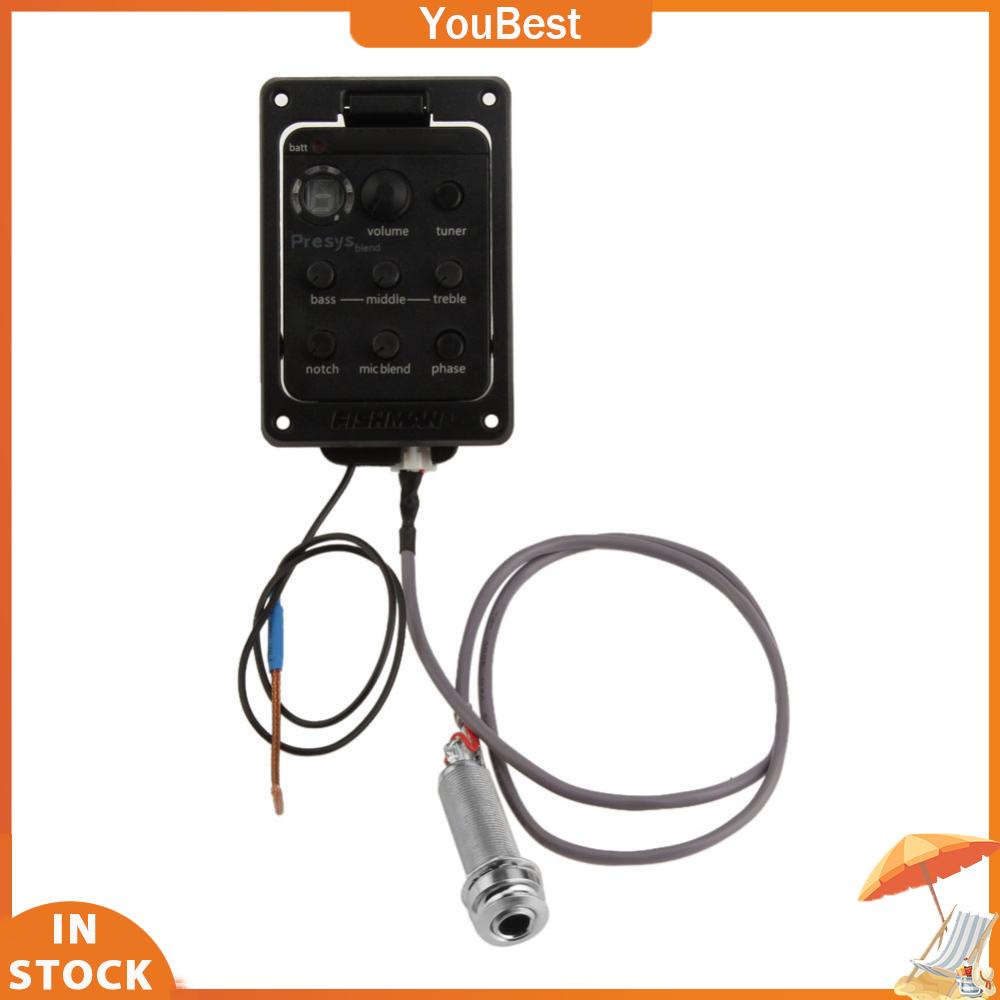 Bộ cân bằng EQ 4 băng tần Uebtech Fishman 301 cho đàn guitar