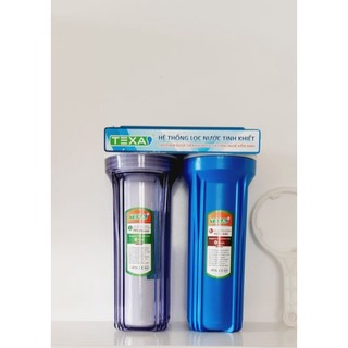 Bộ lọc nước 2 cốc 10 inch 1 ron