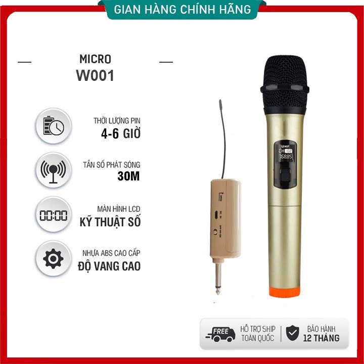 Bộ Micro không dây karaoke chuyên nghiệp ONTEKCO | E6S| MV02 |E6 BEST SOUND U-W301 | W003/W001/MU02/WR20/W108