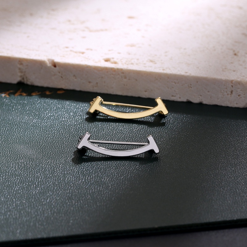 Ghim Cài Áo Hình Mặt Cười Chống Trượt Thời Trang Cho Nữ