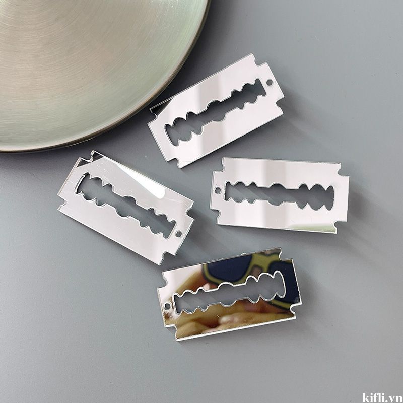 🌸🌸Kẹp Tóc Hình Lưỡi Cưa Sáng Tạo Vui Nhộn Cho Nữ