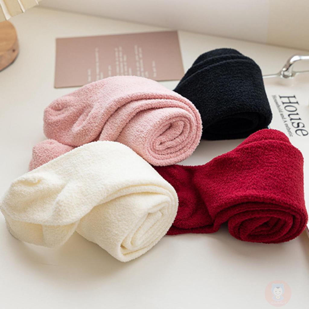 Laa6-quần Tất Mỏng Lưng Thun Màu Trơn Cho Bé Gái