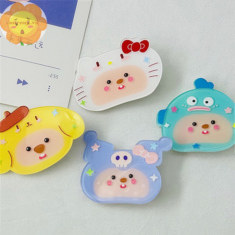 Kẹp Tóc Hai Bên Họa Tiết Hoạt Hình vastji kawaii sanrio sanrio Dễ Thương Ngọt Ngào Cho Nữ vn