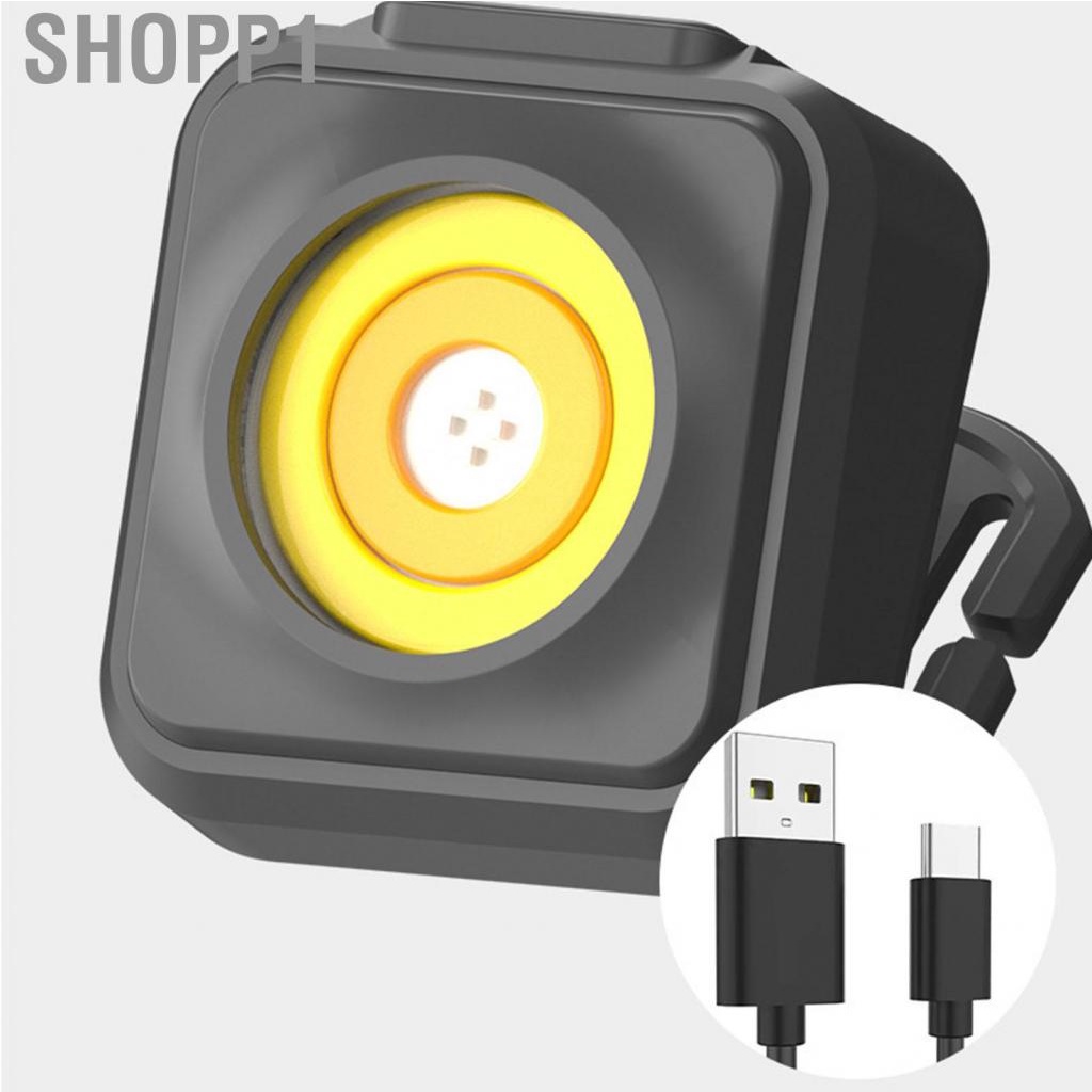 Shopp1 Headlamp Flashlight Type C XPG Bulb  Slip 3 Level Brightness Adjustable Rechargeable Headlight for Camping Running