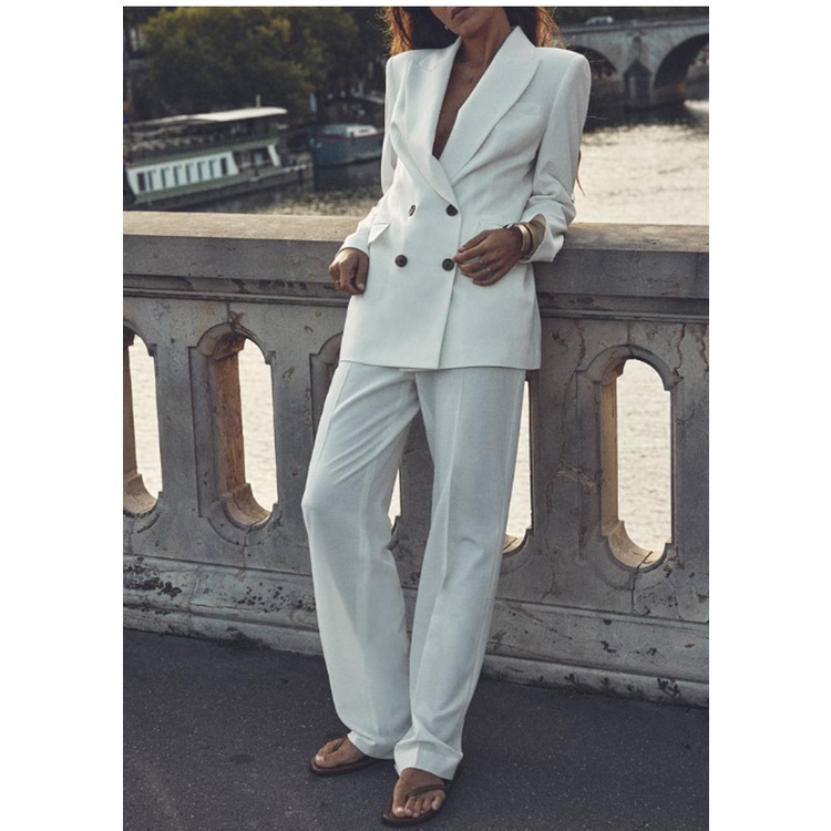 Zara Bộ Áo Khoác vest + Áo Sát Nách + Quần Dài Thời Trang Mùa Thu 238184736 8178736 8003736