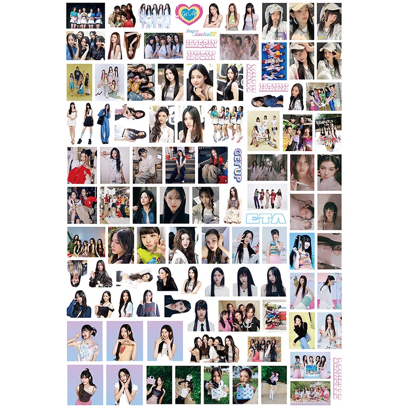 Dyh set 103 Miếng Dán Trang Trí Hình Ảnh kpop diy