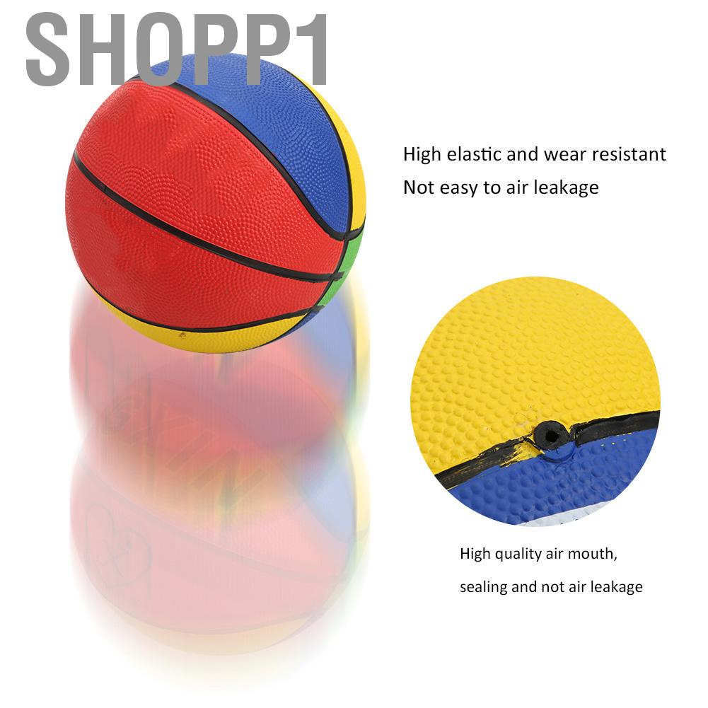 Shopp1 Kid Basketball Toy  Rubber Little White Rabbit High Elastic Children Kids Mini Outdoor Wear Resistant for 1-5 Years Old