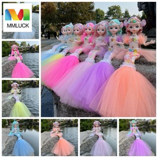 Búp bê nàng tiên cá bjd có thể tháo rời với quần áo búp bê bjd 13 khớp có thể di chuyển được thời trang bjd