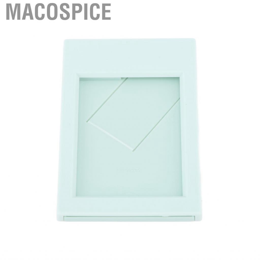 Macospice 3 Inch Mini Photo Frame Standing Picture Plastic Card  Holder Mint DCL