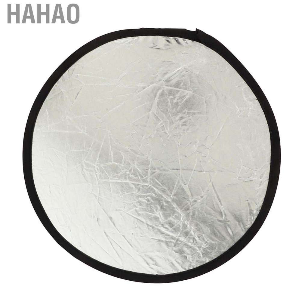Hahao Photo Reflector  Disc Light Portable Gold Silver 11.8 Inch for Studio
