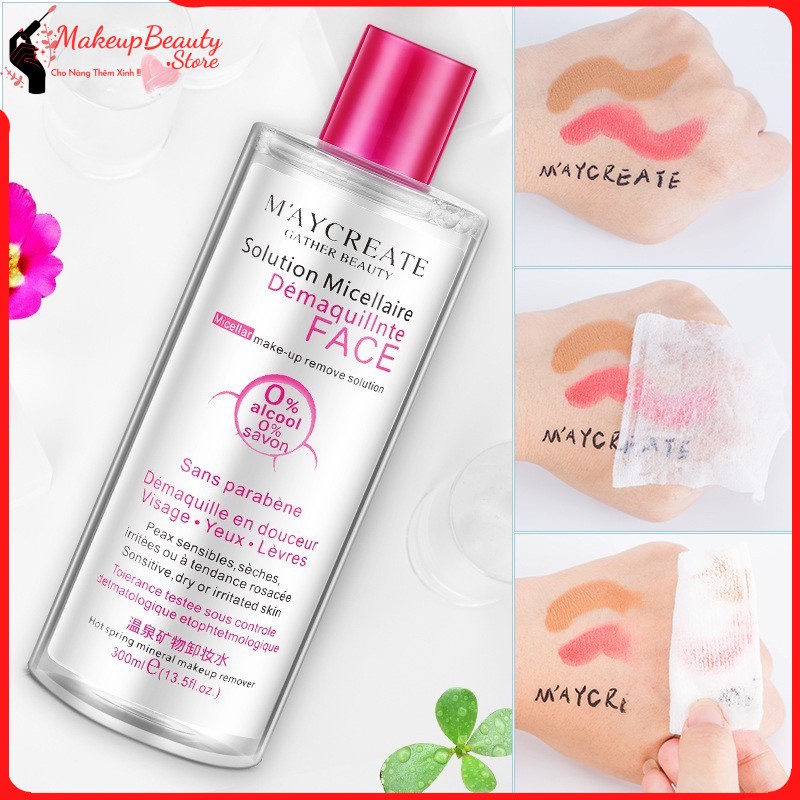 Nước tẩy trang Maycreate 300ml MS 100