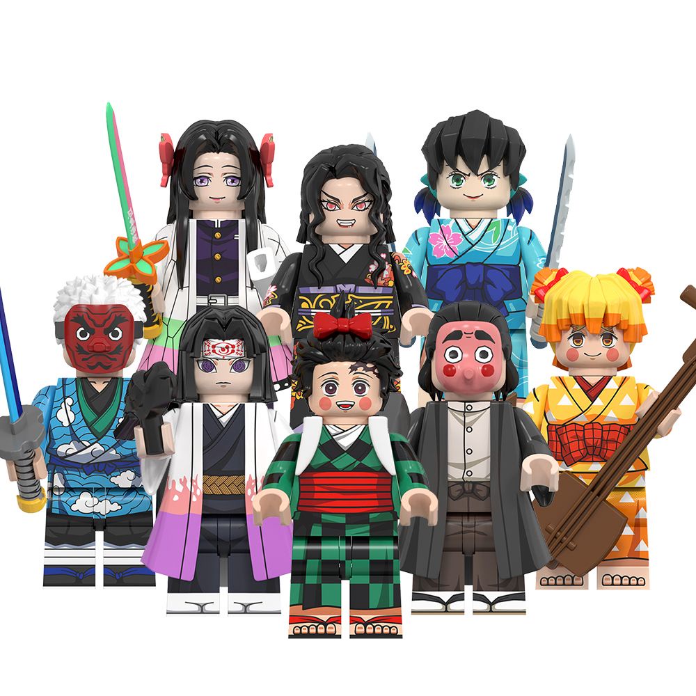 Mô Hình Đồ Chơi lego Nhân Vật anime demon slayer my Wifee zenitsu zuipei Iinosuke