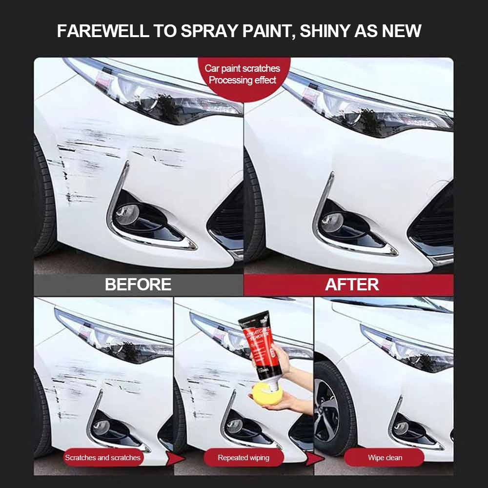 Jiuniuxing car paint scratch removal wax 120ml, car scratch removal kit