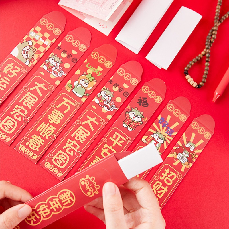 Bao Lì Xì Đỏ May Mắn 2024 cny