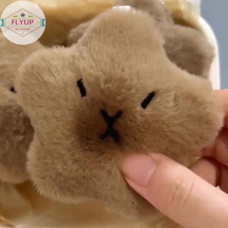 Flyup Búp Bê Nhồi Bông capybara Ngôi Sao Mềm Mại Có Móc Khóa Trang Trí Ba Lô / Túi Xách / Xe Hơi vn
