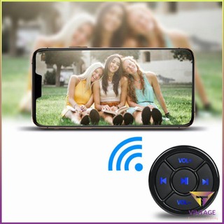 Wireless Media Button Remote Controller Car Motorcycle Bike Steering Wheel [A/8]