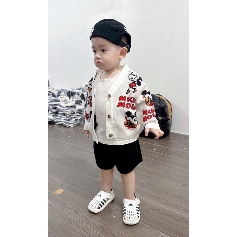 ✨MALINHKID✨LENKID004- Áo len MICKEY trẻ em VNXK