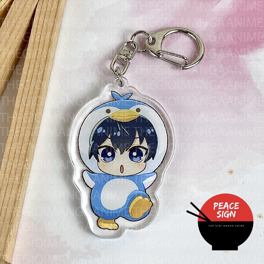 Móc khóa BLUE LOCK ver SỞ THÚ in hình anime chibi mica trong acrylic keyring dễ thương nagi bachira sae reo isagi
