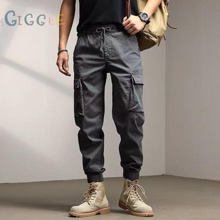 【GIGGLE】Cargo Pants Durable Loose Outdoor Slight Stretch With Multiple Pockets