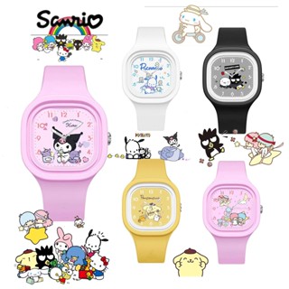 Sanrio Đồng Hồ Đeo Tay Dây silicone Hình hello kitty Cho Bé Gái